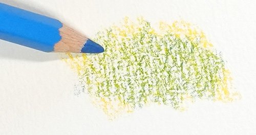 comment mélanger aux crayons aquarellables