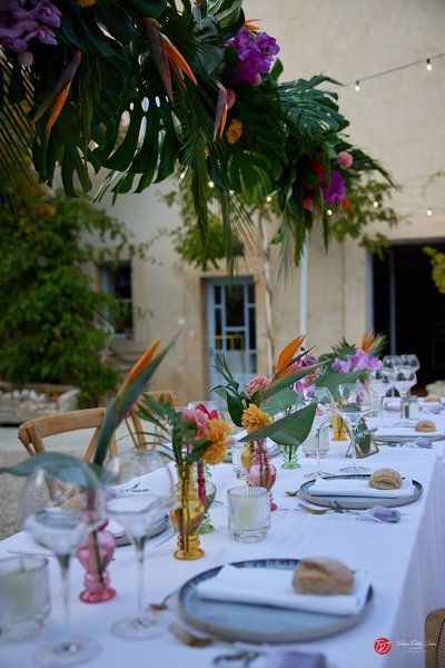 décoration de mariage exotique