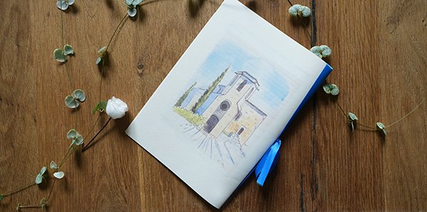 peindre à l'aquarelle son faire-part de mariage