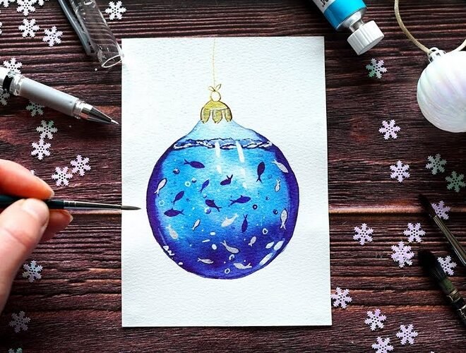 carte-de-noel-aquarelle