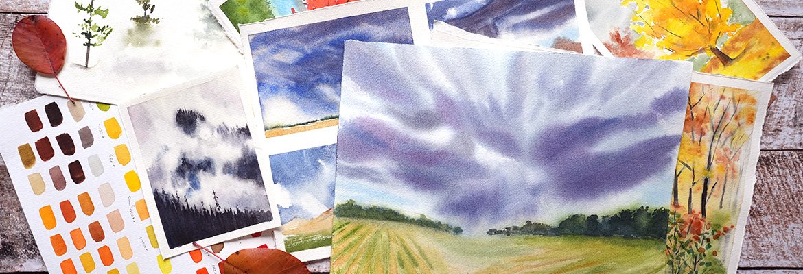 formation paysages aquarelle